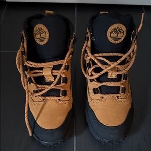 Timberland Kids Brown and Black Boots